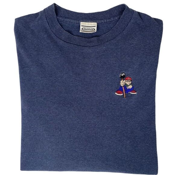 American Vintage Other - Vintage 90s Breakdown 8 Ball Striped Single Stitch Hip Hop Rave Graffiti Tee